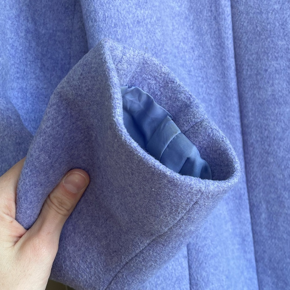 J. Crew Factory Cocoon Hyacinth Lilac Coat: Size 6 - Picture 7 of 7